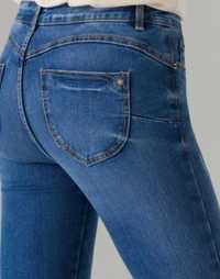 Nowe Spodnie damskie Mohito rurki Jeansy skinny push up 32