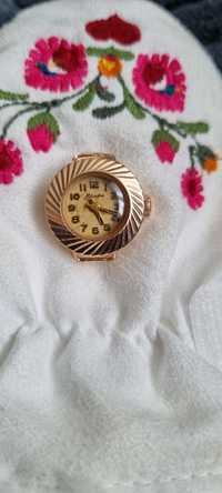 Złoty rosyjski zegarek antyk  Pr.585