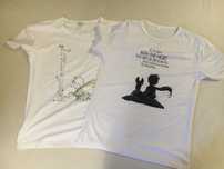 Koszulki bluzki Maly Ksiaze The Little Prince L biale nowe 2szt zestaw