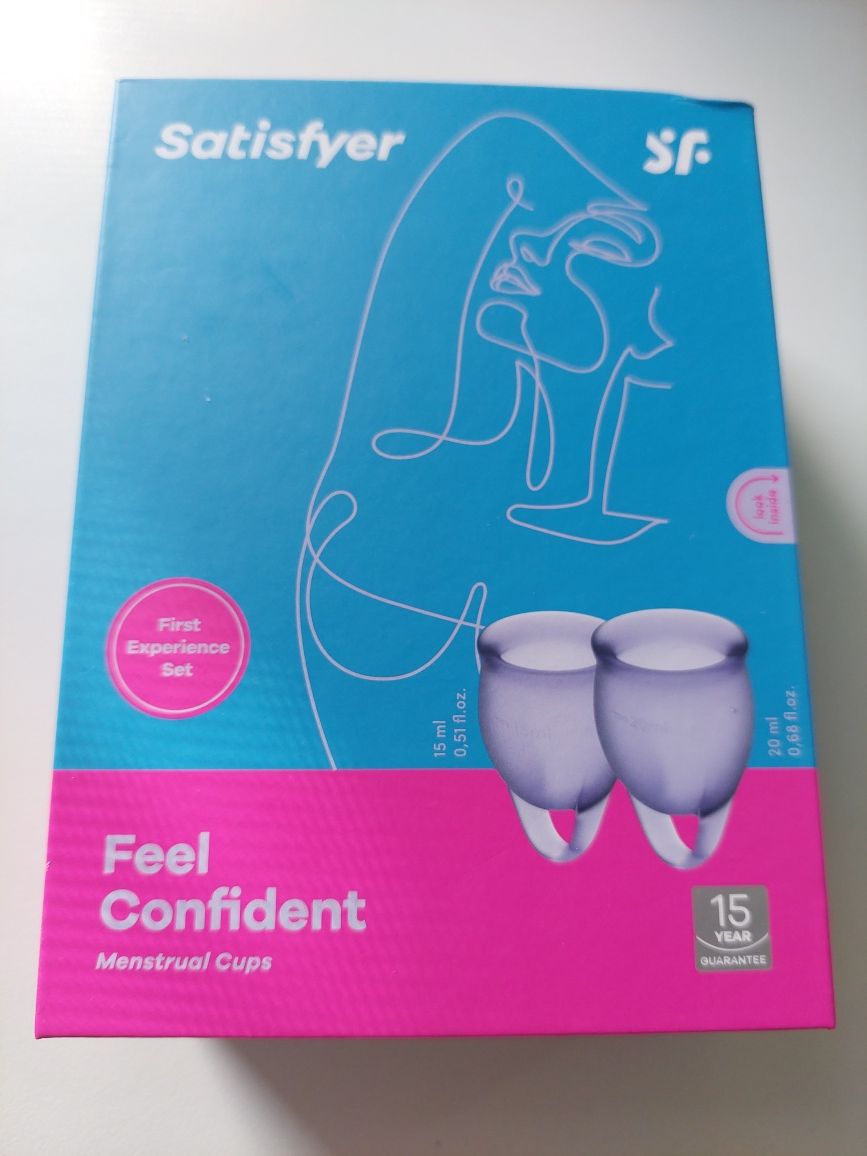 Новые Satisfyer менструальная чаша медицинский силикон Стерильно