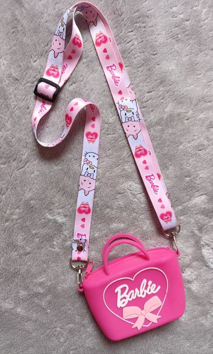 Torebka silikonowa Barbie różowa fuksjowa