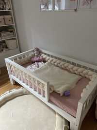 Łóżko dla dziecka 140x70 cm z materacem łóżeczko