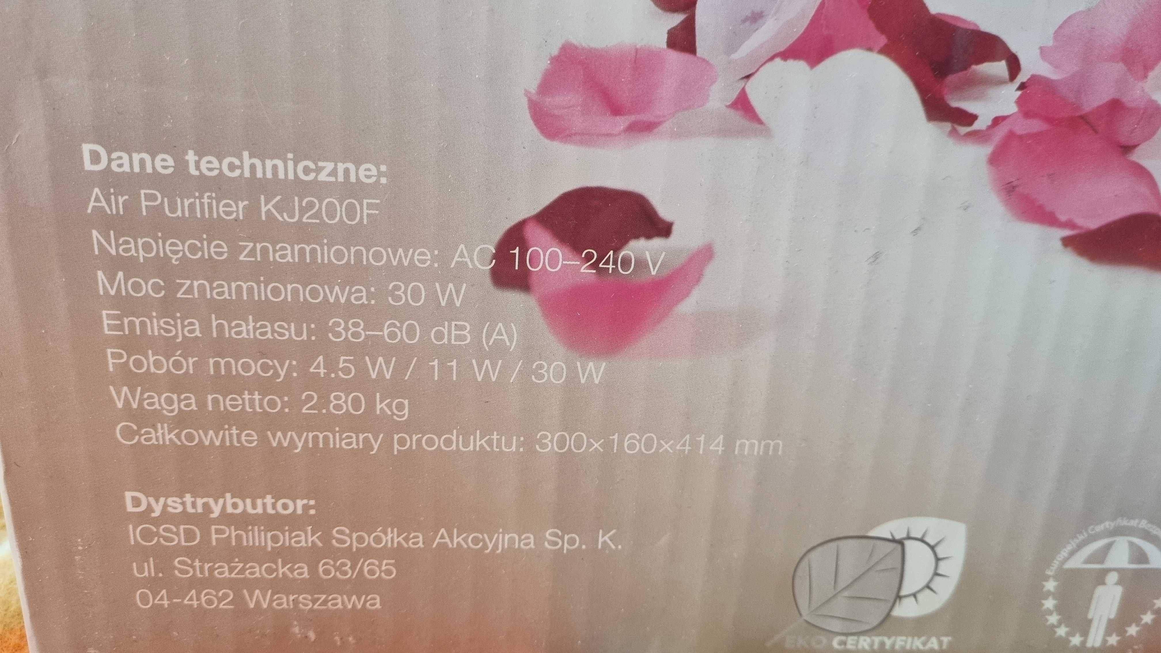 Oczyszczacz powietrza Philipiak AirPurifier KJ200F GWARANCJA