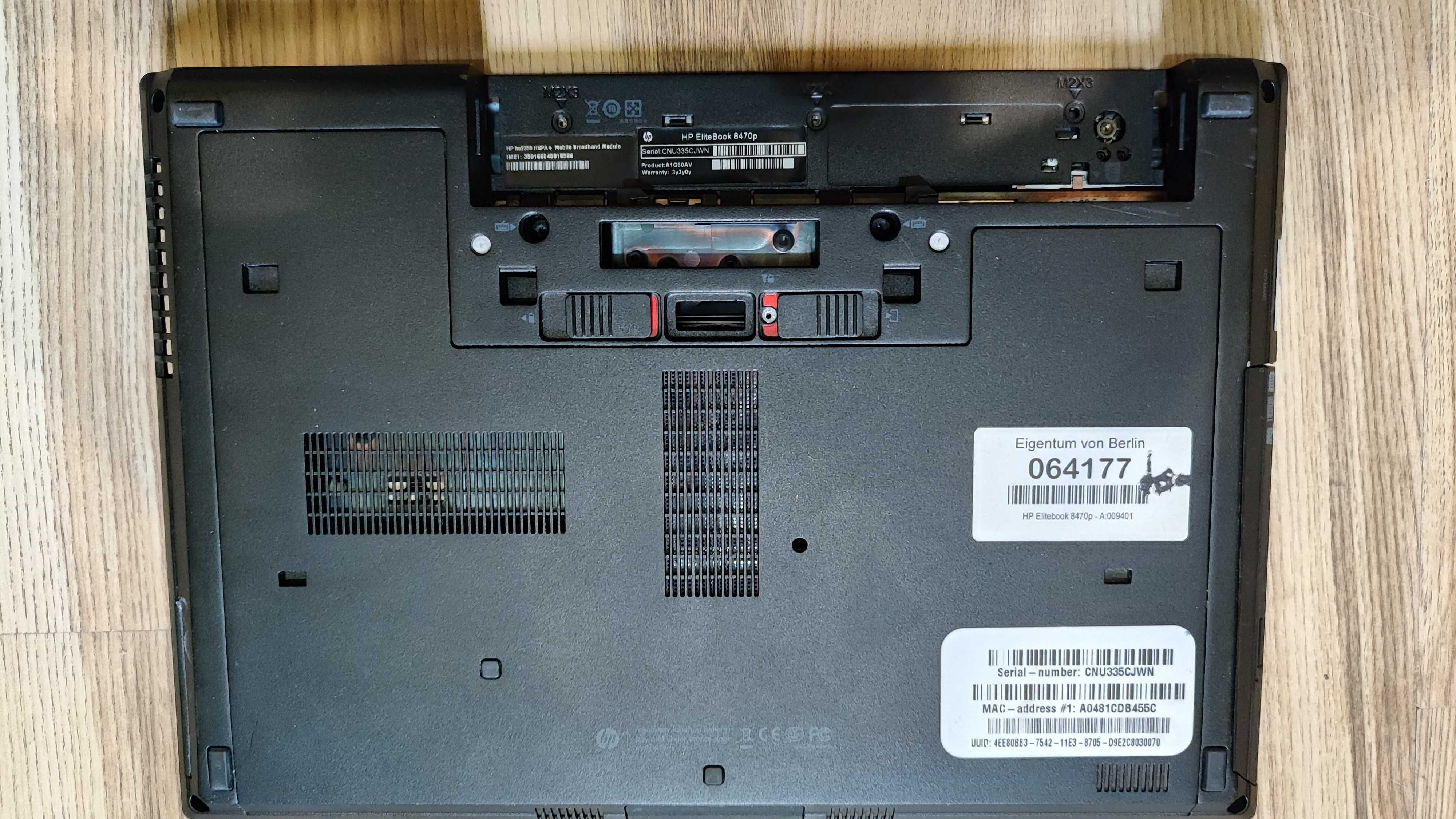 HP EliteBook 8470p корпус, клавіатура,петлі, рамка,шлейф та ін
