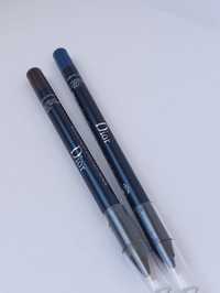 Chanel Dior kontorowki do oczy kredki eyeliner granatowe brazowe