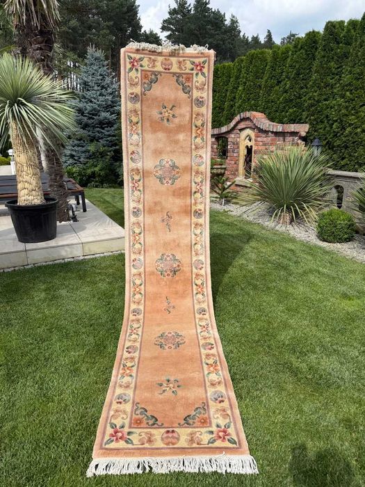 Chodnik Dywan R. Tkany Kaszmirowy Chiński 355x73 galeria 4 tyś