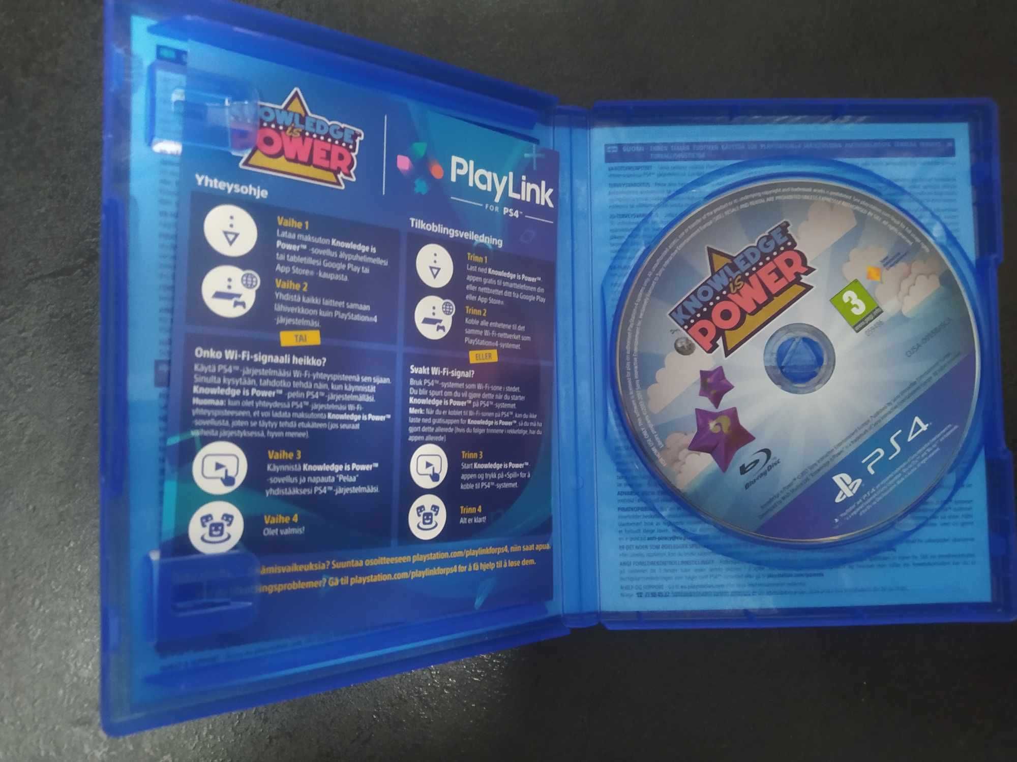 Wiedza to Potęga PS4 Gra po Angielsku