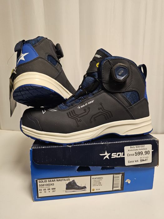 Buty robocze Solid Gear Nautilus S3 BOA r.40,44 Snickers