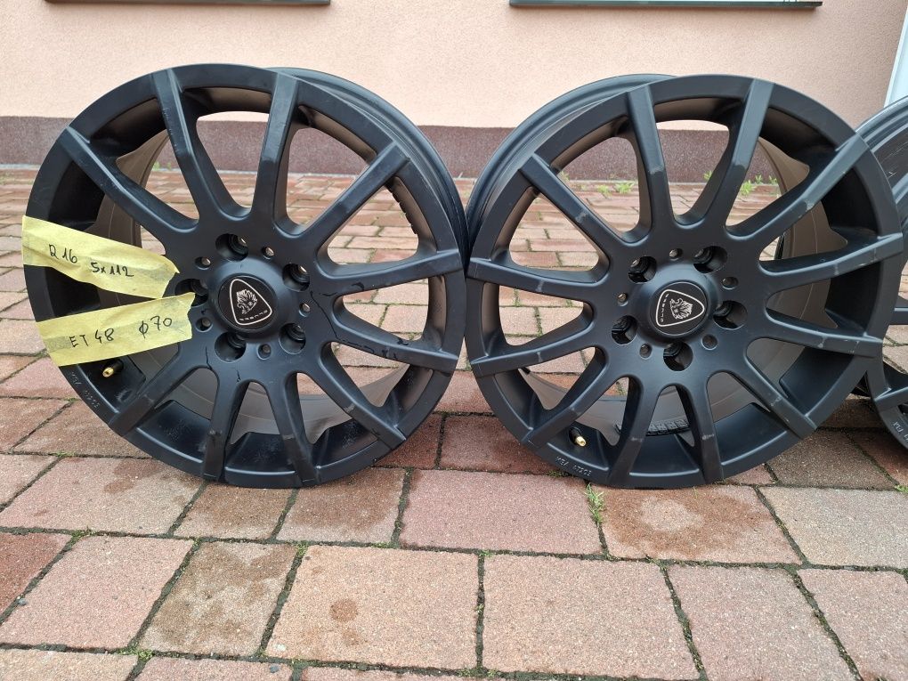 Komplet felg Aluleet r16 5x112  et 48 audi skoda vw