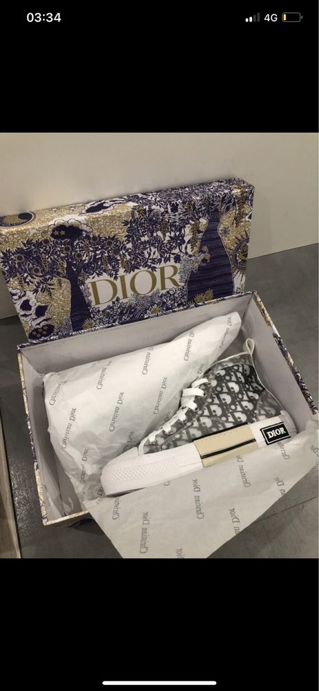 Tenis Dior unisexo