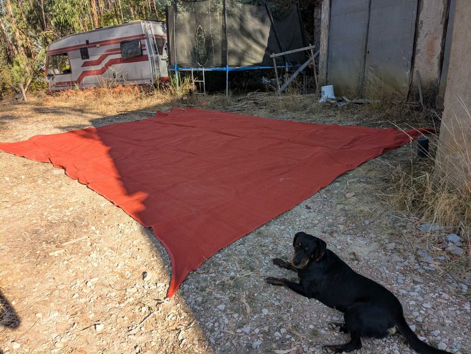 Shade sail sunshade / Garden canopy 5x7m
