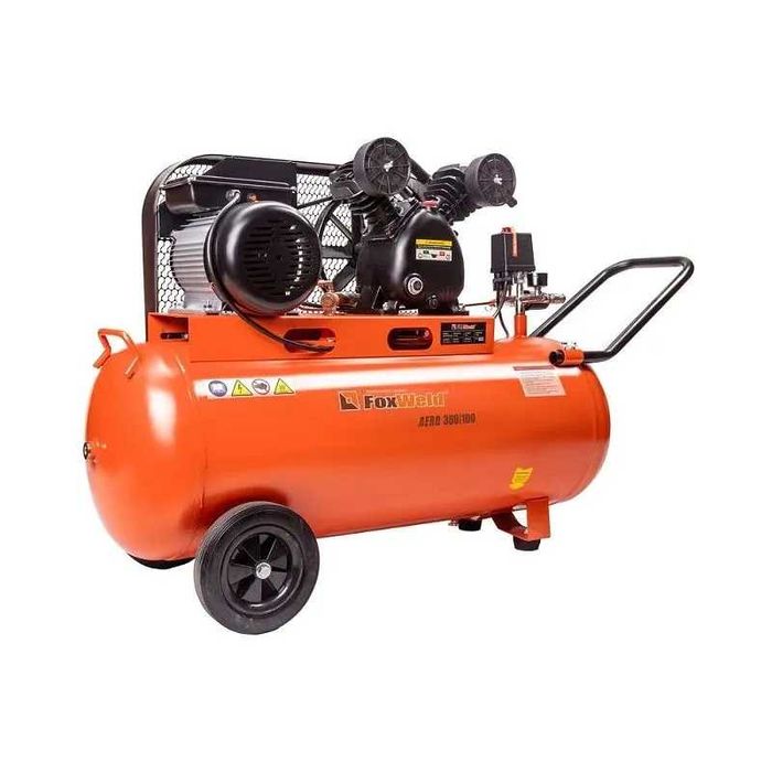Компресор ремінний FoxWeld 100л 3.2кВт 10атм 430л/хв компрессор PL