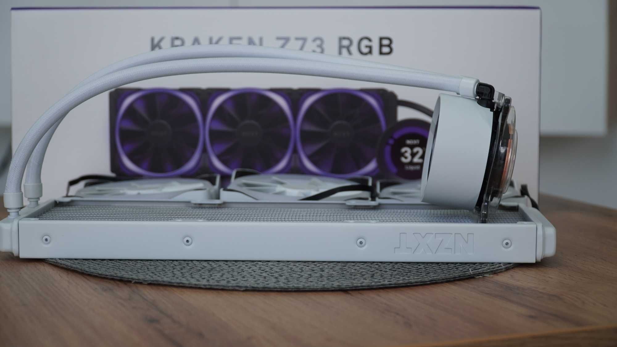 Sprzedam zadbane chłodzenie wodne Nzxt Kraken Z73 RGB Białe