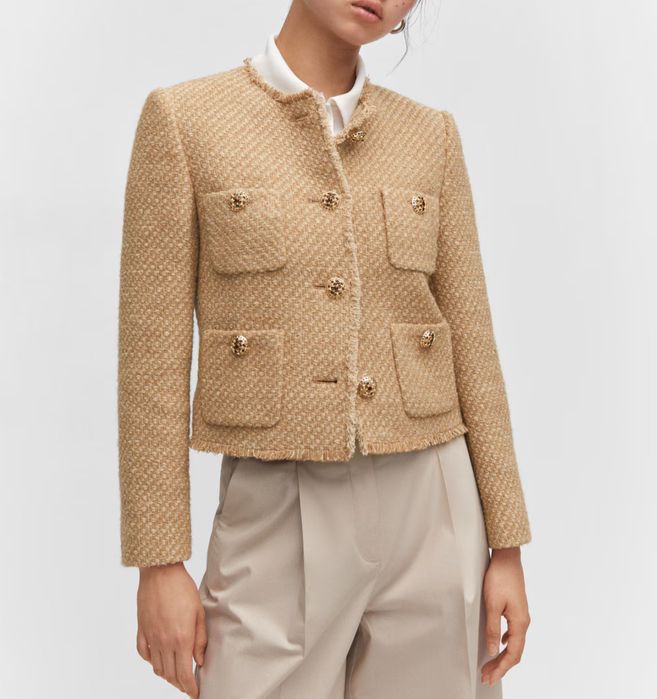 Жакет твідовий Mango