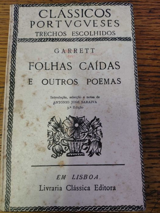 4 Livros Antigos Clássicos Portugueses Trechos escolhidos