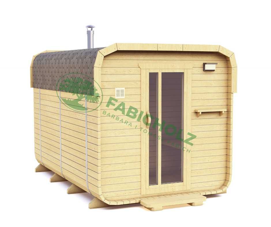 Cube Large Close 3,0m sauna ogrodowa zewnętrzna