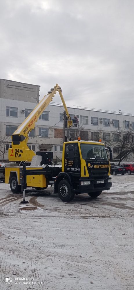 Аренда автовышки, Оренда автовишки, 30м 34м Житомир та область