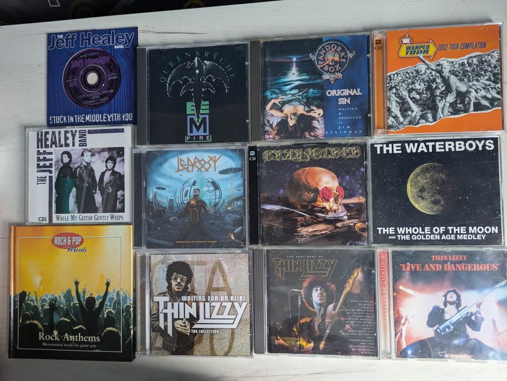 Cd диски Thin Lizzy, Bonfire, Iron Maiden, Leprosy, Hawkwind, Wizzard