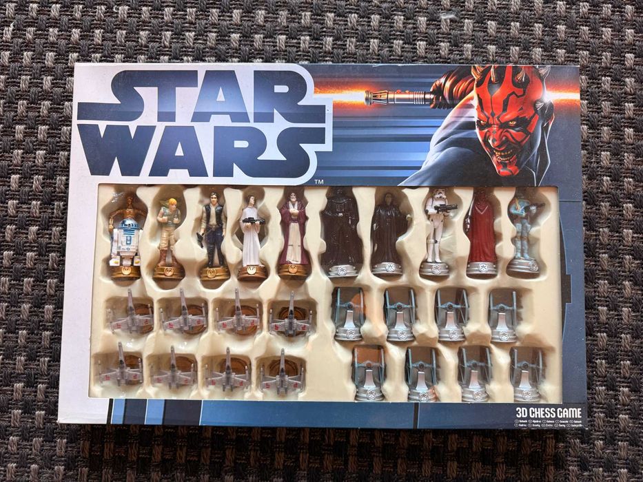 Jogo Xadrez Star Wars 3D: Peças de Coleção Únicas