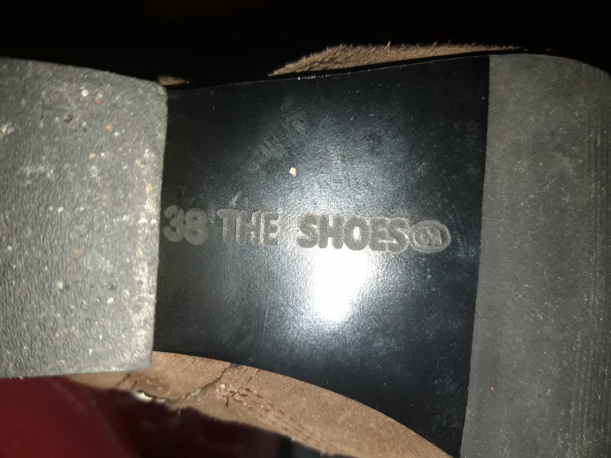 Натуральные замшевые женские ботинки The Shoes