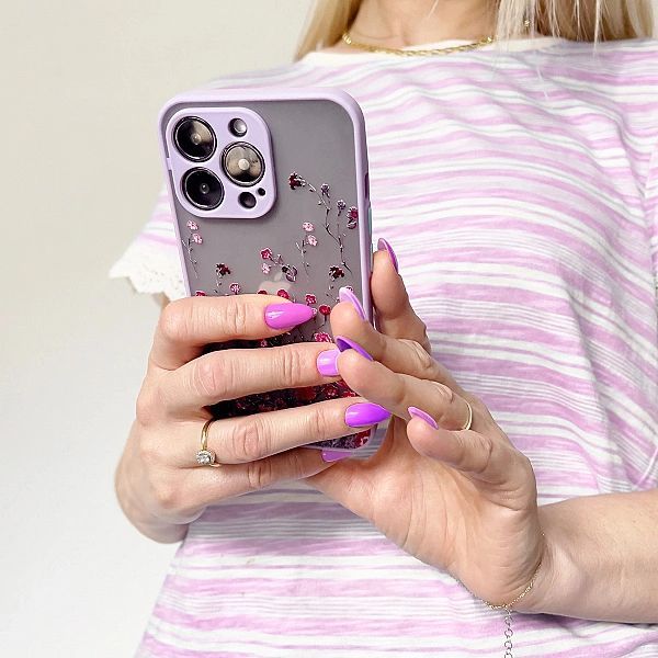 Design Case etui do Samsung Galaxy A13/5g pokrowiec w kwiaty ciemnonie