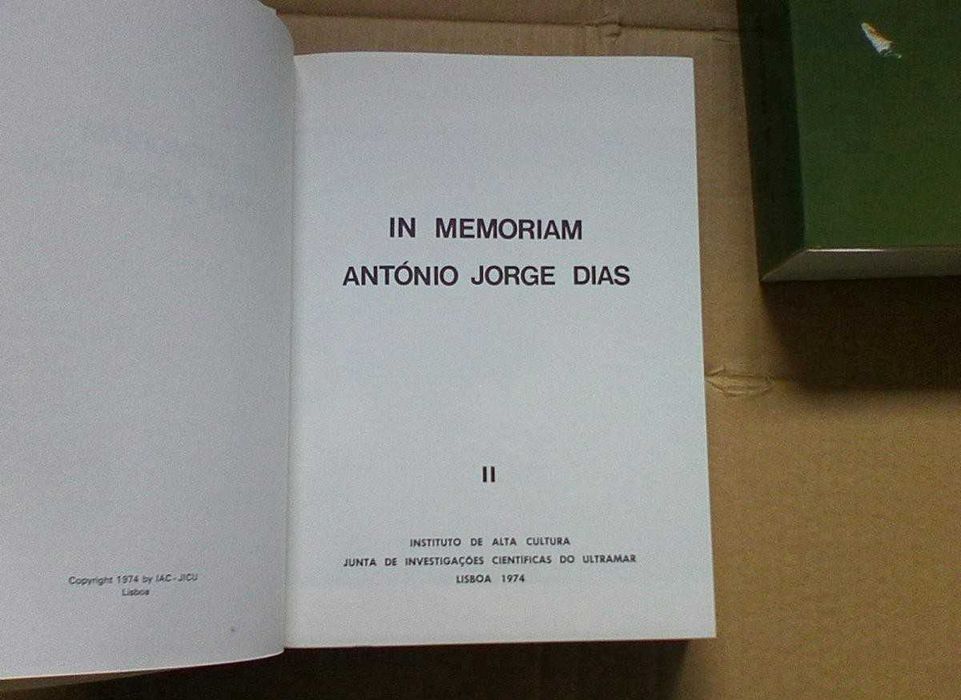 António Jorge Dias, In Memoriam - 3 v.