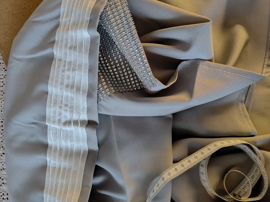 Zasłony z cyrkonią komplet