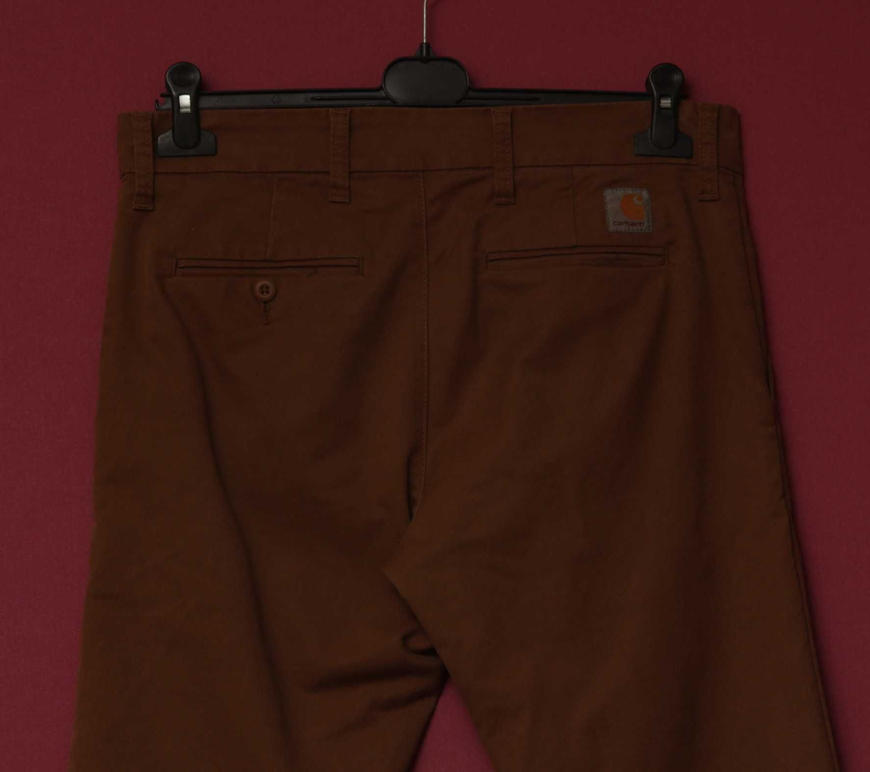 Carhartt WIP Sid Pant 32/32 брюки из хлопка и полиестера зауженые