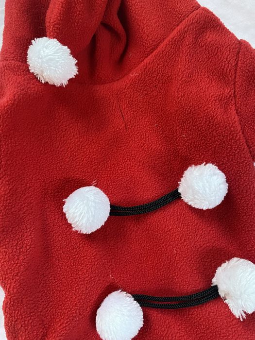 Ubranie przebranie mikolaj swiateczne dla malego psa