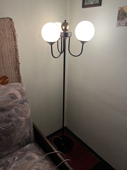 Lampa stojaca 3 klosze