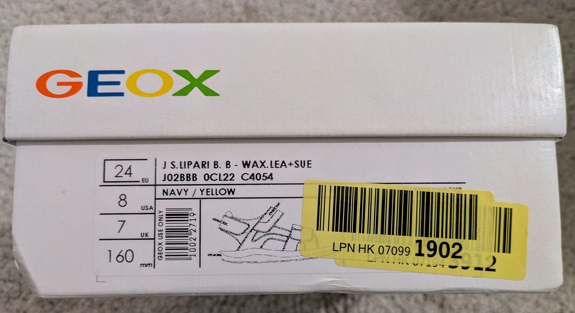 Sandálias Geox J Sandal Lipari Boy tam.24 - Como Novas