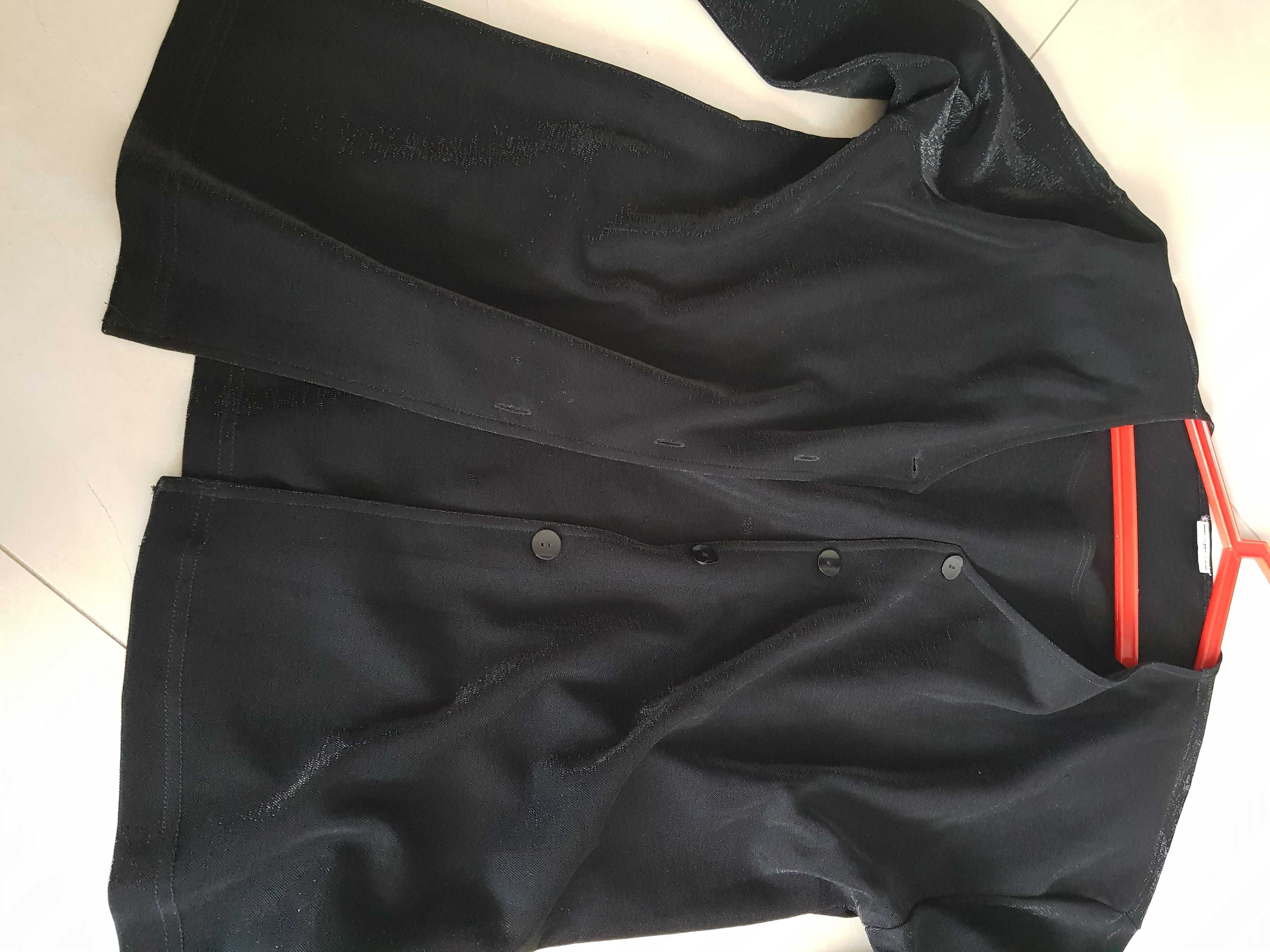 Bluzka tunika bliźniak 2w1 Fabiani ze srebrną nitką XL-XXL st. idealny