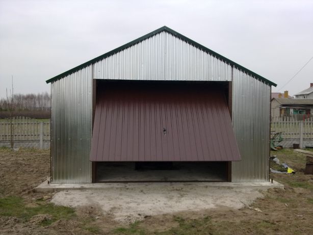 blaszak garaż na budowę schowek garaż blaszany konstrukcja stalowa 3x5