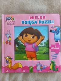Książka z puzzlami Dora