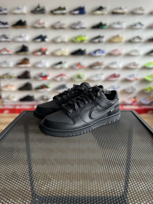 Оригінал!Кросівки Nike Dunk Low Gore-Tex “Triple Black”(HQ2053-001)