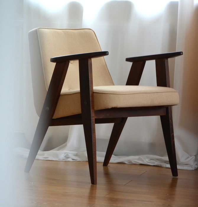 Fotel Chierowski 366 prl po renowacji 2szt