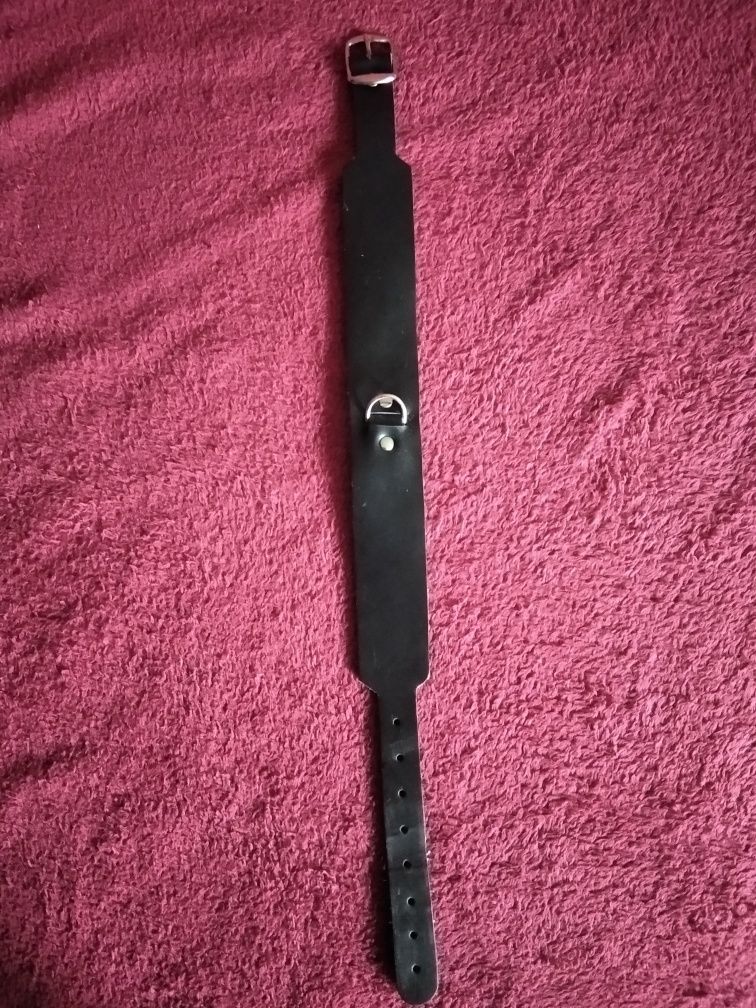 Choker/ Obroża gładka z zaczepem Blackmetalshop (goth, alternative)
