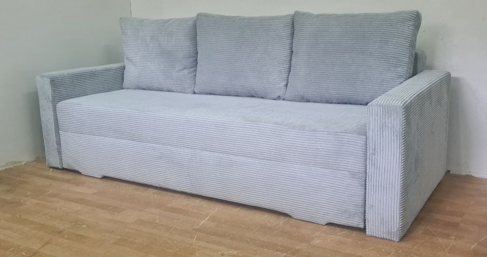 Nowa sofa sprężyny automat sztruks welur plusz kanapa wersalka