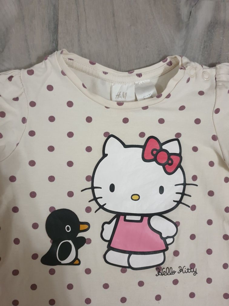 Bluzka H&M hello kitty r. 80