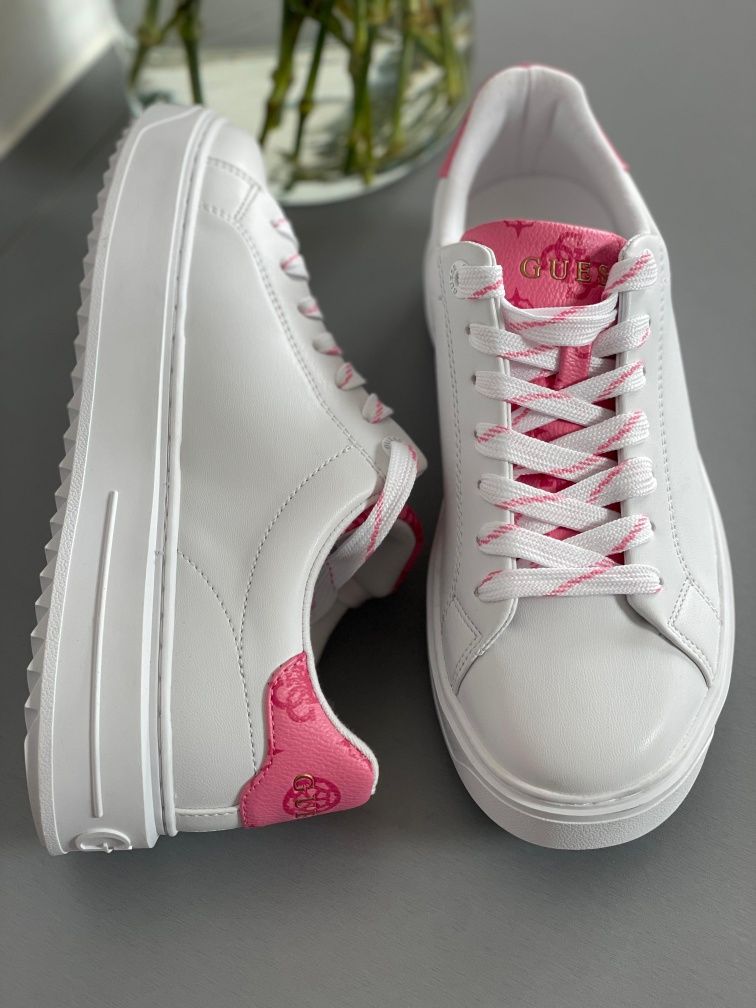 Buty Guess White/Pink Roz. 40