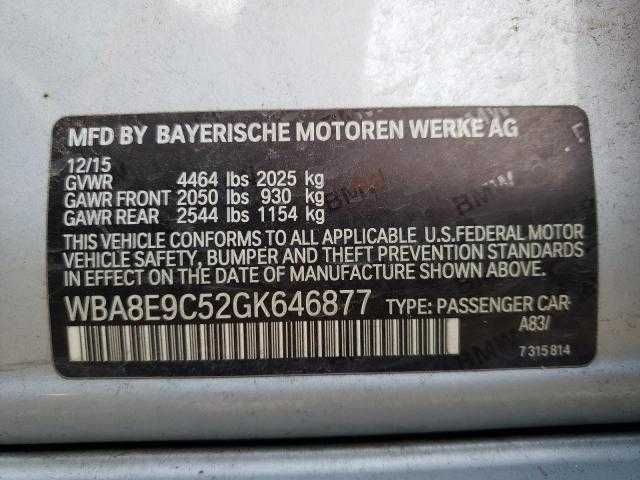 Bmw 328 I Sulev 2016