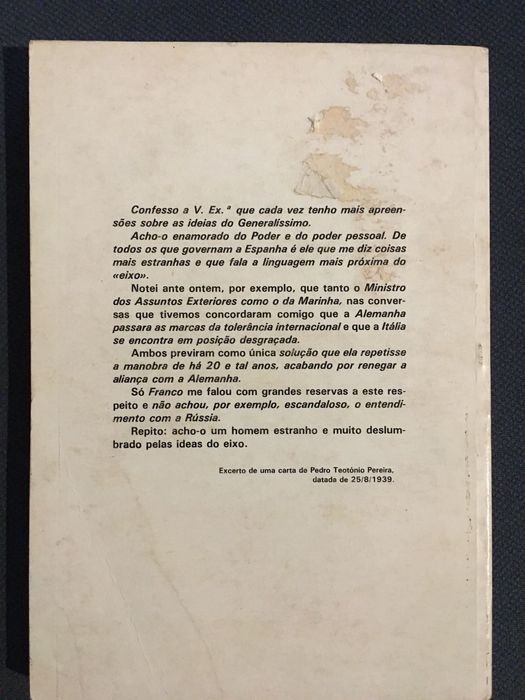 Bissaya Barreto / António Ferro/ Salazar Correspondência