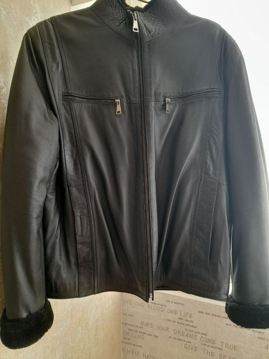 Продам куртку зимнюю кожаную, размер XXL