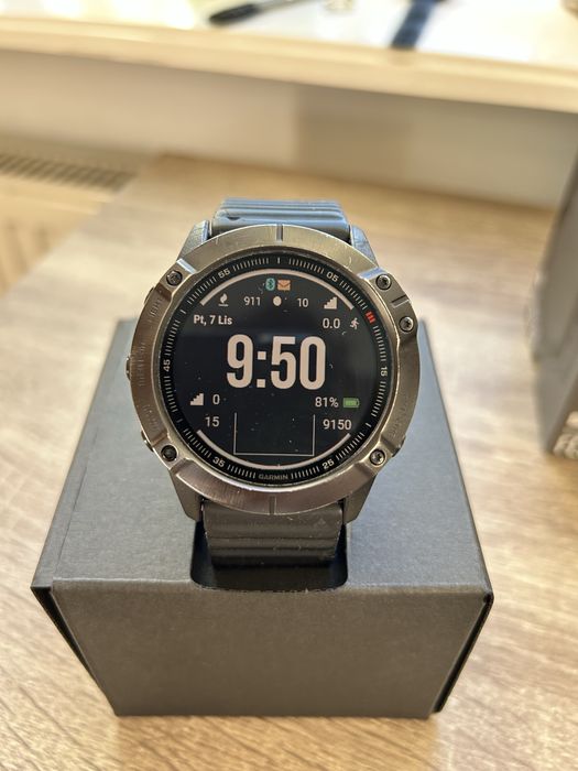 Zegarek sportowy Garmin Fenix 6x pro w doskonalym stanie