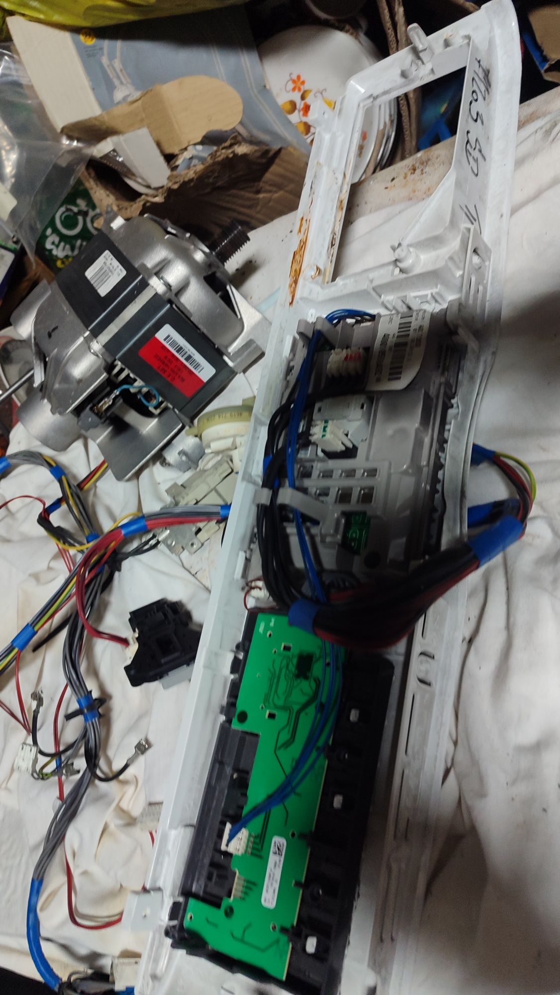 Programator +wiązka+ silnik pralka Whirlpool AWOC712035D