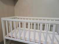 Małe łóżeczko dziecko Woodies Bedside Stardust Crib 40x90 plus materac