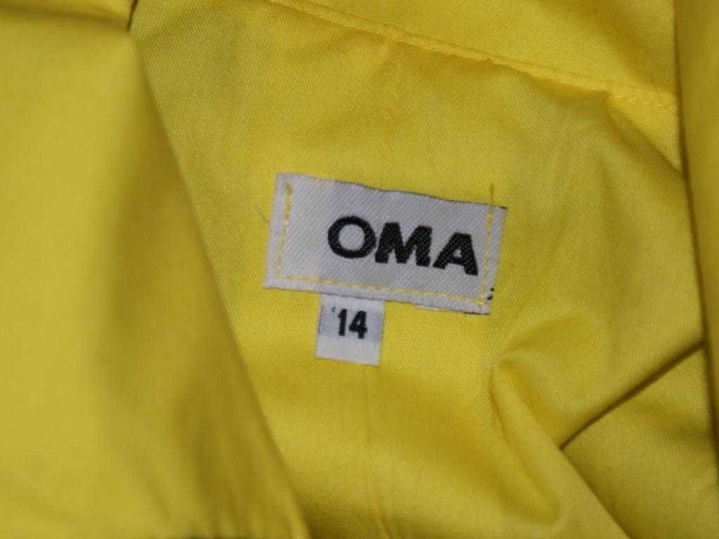 Oma folk vintage żakiet damski art hype pawie kwiaty unikat 42 44