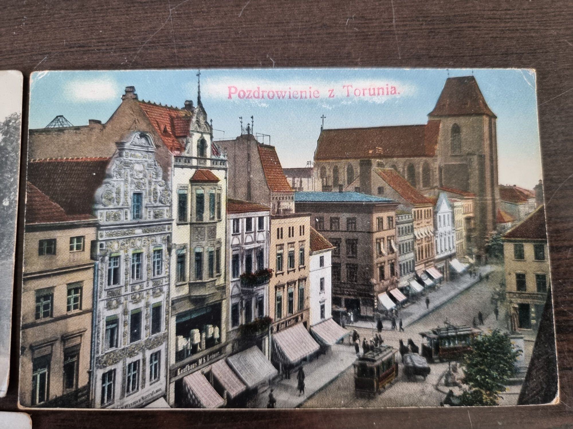 3 pocztówki Toruń Thorn Themal Posen przedwojenne