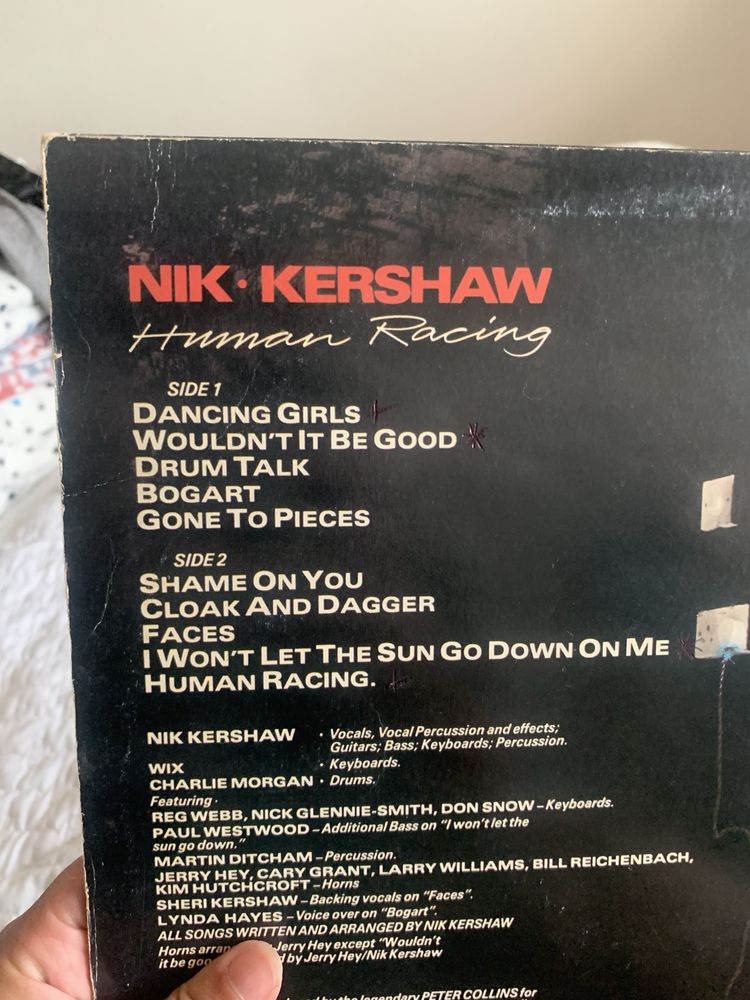 Vinil do artista Nik Kershaw