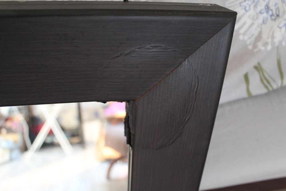 Duże lustro wenge largo brw